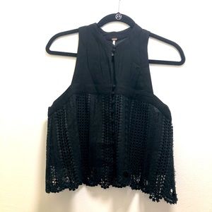 Free People Embroidered Blouse